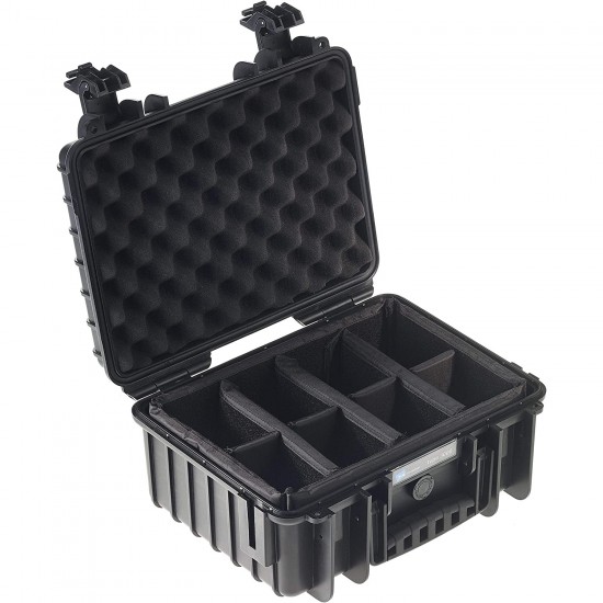 B&W outdoor.cases type 3000 (black / divider)