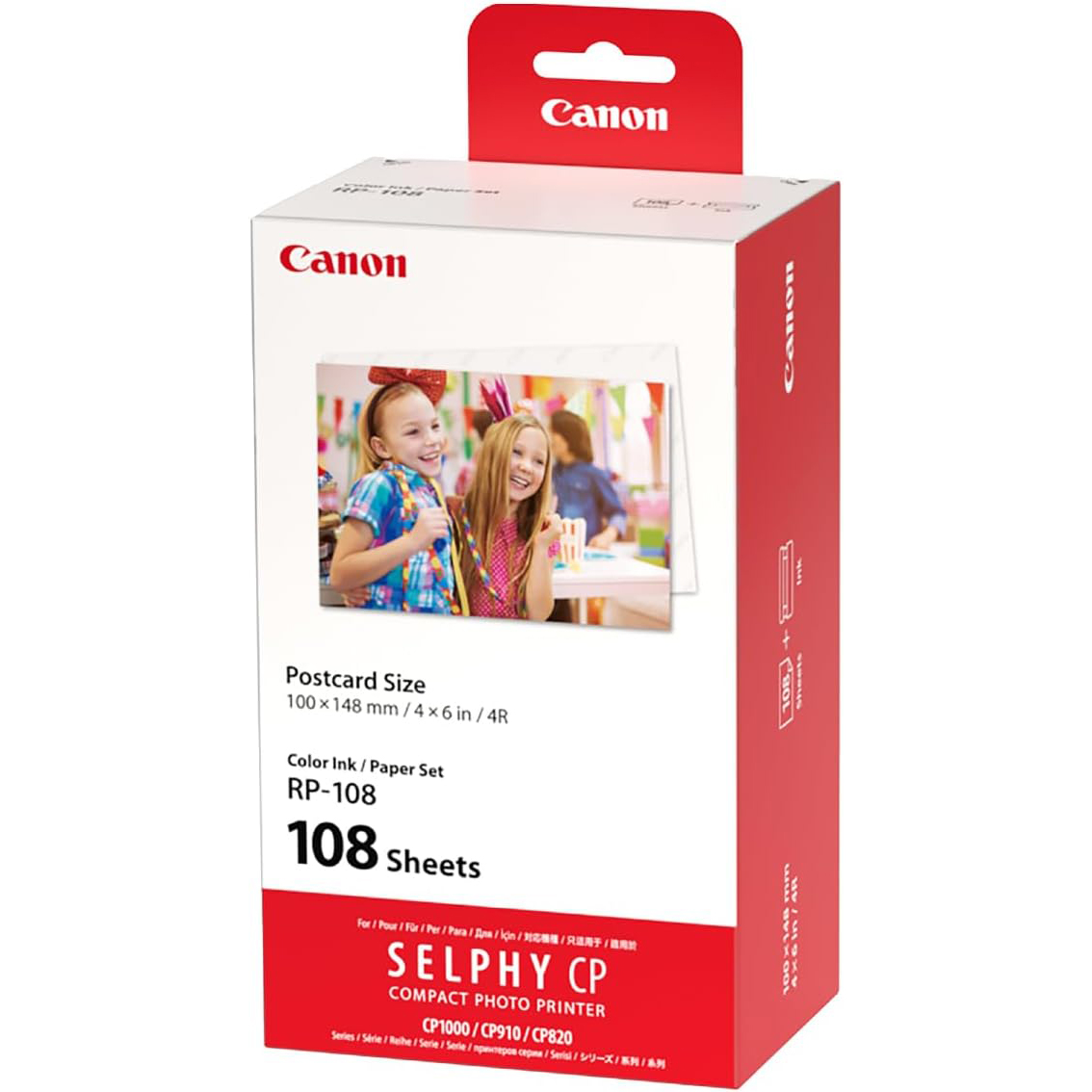 Canon RP-108 Ink/Paper Set Postcard Size - 108 Prints