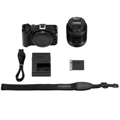 Canon EOS R50 V (with RF-S 14-30mm F4-6.3 IS STM PZ Lens)