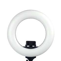 Caruba Ring Light 12 inch LED Vlogger Set with Bag (White)