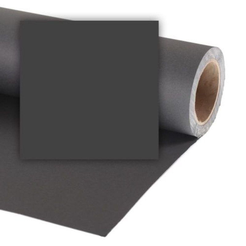 Colorama Paper Background 2.72 x 11m Black Colorama Paper Background 2.72 x 11m Black