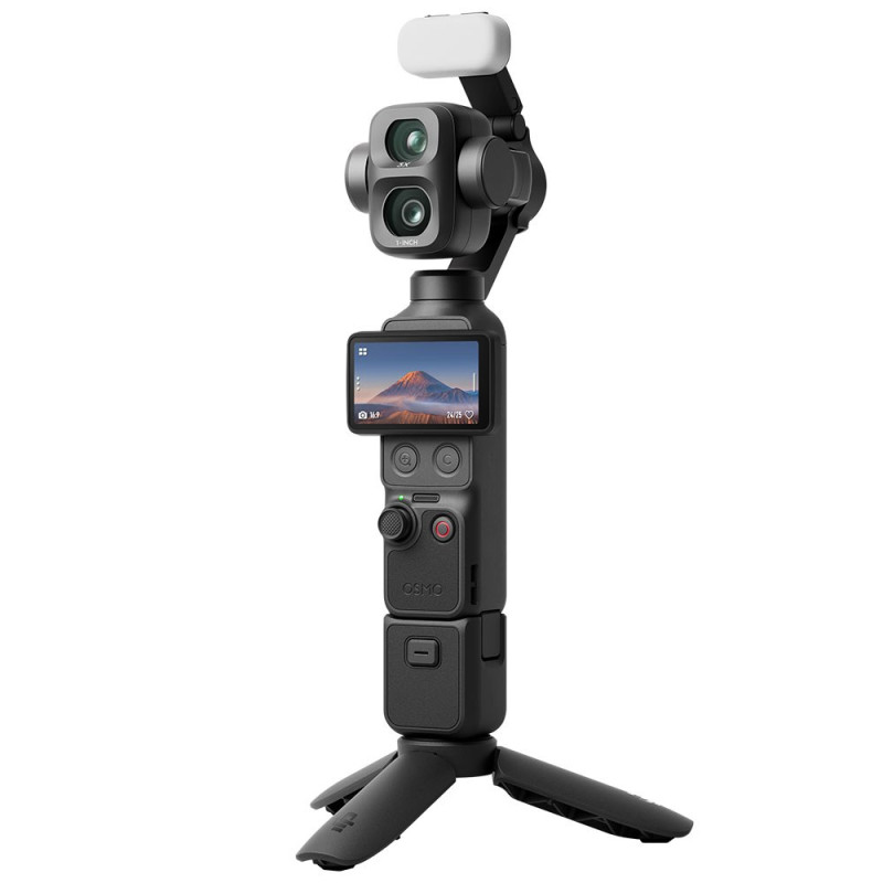 DJI OSMO Pocket 4P Dual-Lens Gimbal Camera (Vlog Combo)(Black)