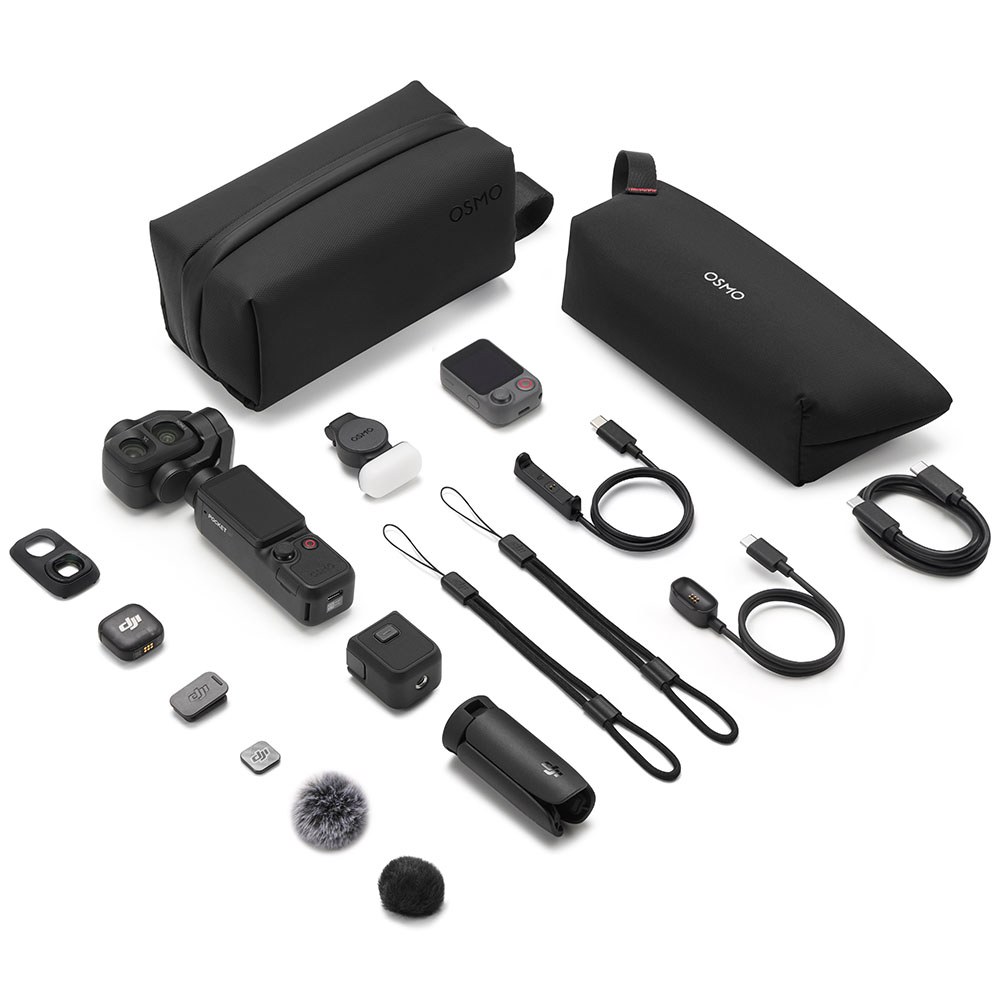 DJI OSMO Pocket 4P Dual-Lens Gimbal Camera (Vlog Combo)(Black)
