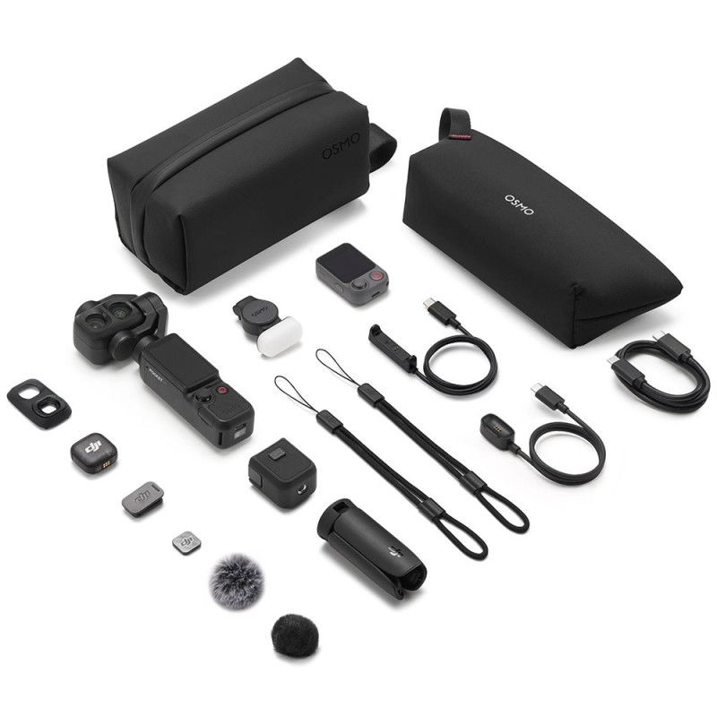 DJI OSMO Pocket 4P Dual-Lens Gimbal Camera (Vlog Combo)(Black)