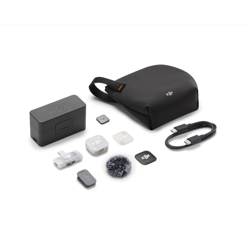 DJI Mic Mini 2 (1 TX + 1 Mobile RX & Charging Case) Wireless Single Microphone Kit