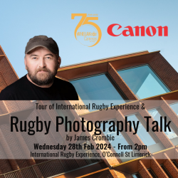 Rugby Photography with James Crombie & Tour of Rugby Experience (SOLD OUT)