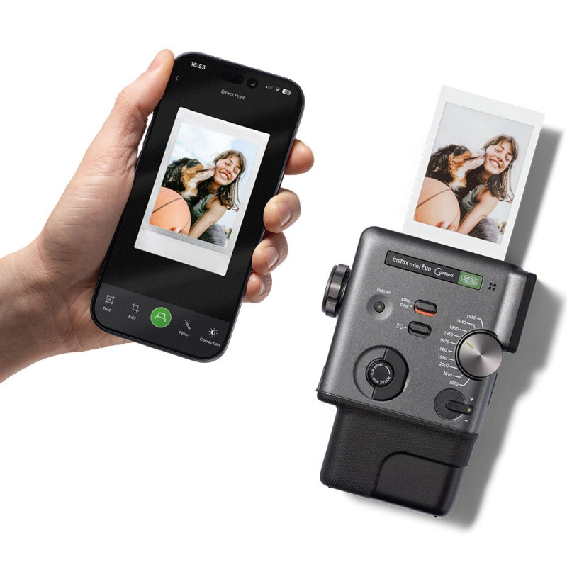 Fujifilm Instax Mini EVO Cinema (Hybrid Camera & Mini Printer)