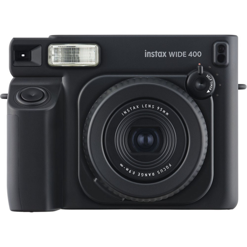 FUJIFILM INSTAX WIDE 400 Instant Film Camera (Jet Black)
