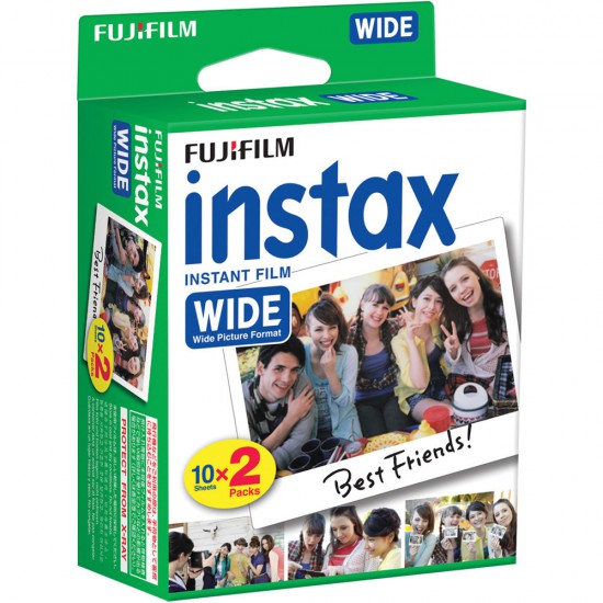 Fujifilm Instax Wide Colour Film (20 Sheets)
