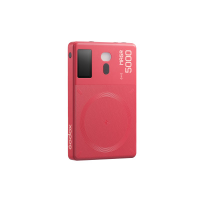 Godox MA5R Mobile Power Bank & RGB LED Light Red