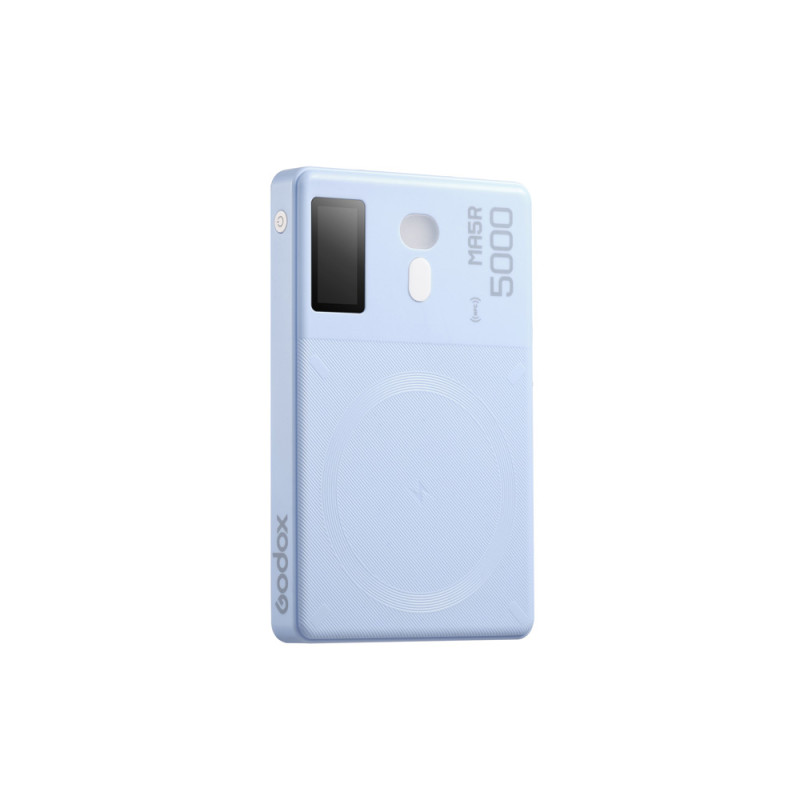 Godox MA5R Mobile Power Bank & RGB LED Light Blue