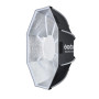 Godox EazyFlow Foldable Beauty Dish 65 Bowens (Black & Silver)