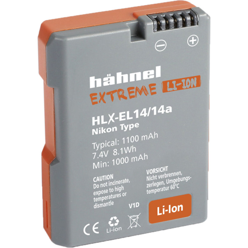 Hahnel Nikon HLX-EL14 Extreme Battery (EN-EL14/14a Replacement Battery) Hahnel Nikon HLX-EL14 Extreme Battery (EN-EL14/14a Replacement Battery)