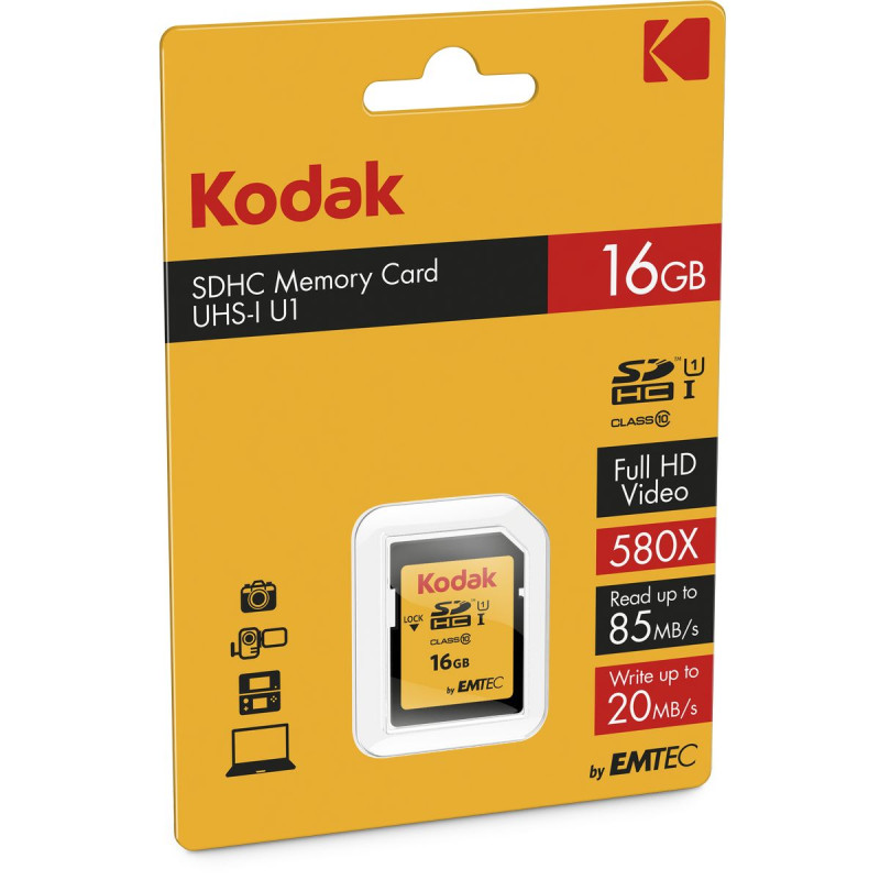 Kodak 16GB SDHC CLASS 10 U1