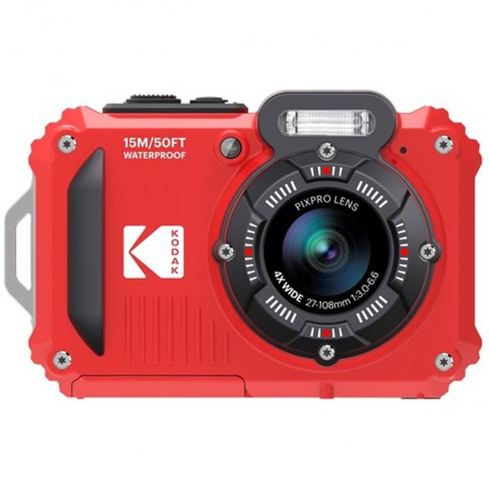 KODAK PIXPRO WPZ2 Digital Camera (Red)