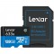 Lexar 128GB 633x UHS-I microSDXC Memory Card with SD Adapter