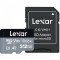 Lexar 512GB Professional 1066x UHS-I microSDXC Memory Card with SD Adapter