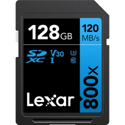 Lexar 128GB UHS-I U1 SDXC 800x 