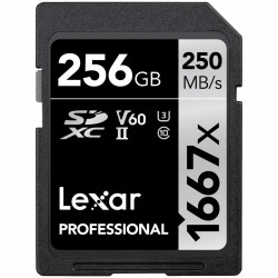 Lexar 256GB Professional UHS-II 1667x V60