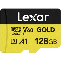 Lexar 128GB microSDXC Gold Series UHS-II V60