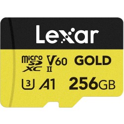 Lexar 256GB microSDXC Gold Series UHS-II V60