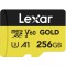 Lexar 256GB microSDXC Gold Series UHS-II V60