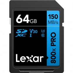 Lexar 64GB UHS-I U1 SDXC 800x Pro