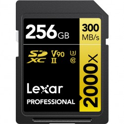 Lexar 256GB UHS-II 2000x V90