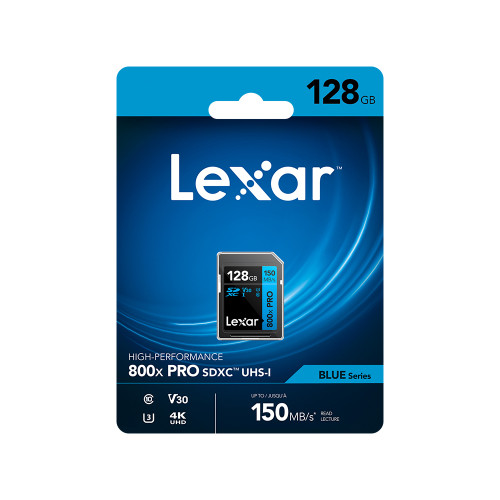 LEXAR 128GB High-Pro 800x SDHC™/SDXC™ UHS-I Card