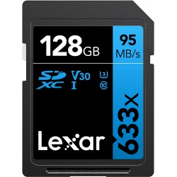 Lexar 128GB UHS-I U1 SDXC 633x 