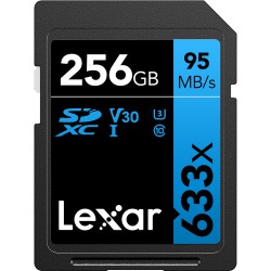 Lexar 256GB UHS-I U1 SDXC 633x 