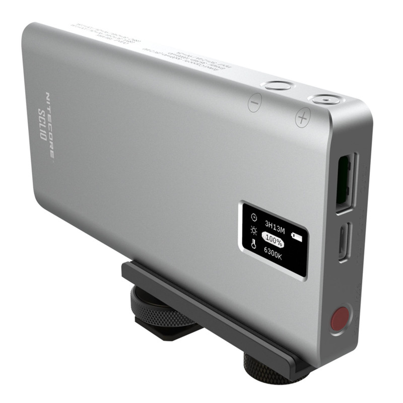 Nitecore SCL10 Smart Camera Light (2500K-6300K) & Power Bank Nitecore SCL10 Smart Camera Light (2500K-6300K) & Power Bank