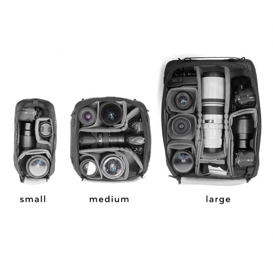 Peak Design Travel Backpack 45L - Black (w/ Medium Core Unit)