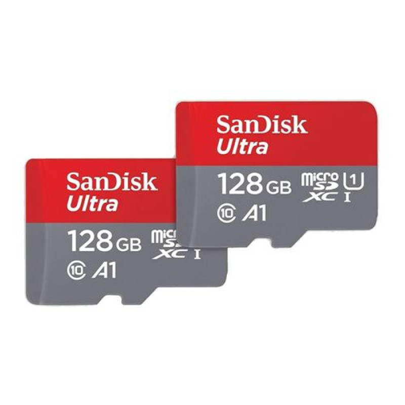 SanDisk Ultra 128GB MicroSDXC 140MB/s UHS-I (2pack) SanDisk Ultra 128GB MicroSDXC 140MB/s UHS-I (2pack)