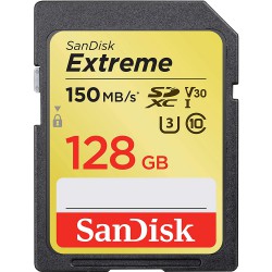 SanDisk Extreme 128GB memory card SDXC UHS-I Class 10