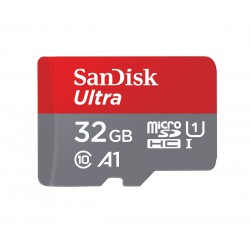 SanDisk 32GB Ultra microSDHC Memory Card + SD Adapter