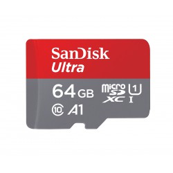 SanDisk 64GB Ultra microSDXC memory card Class 10+ SD Adapter