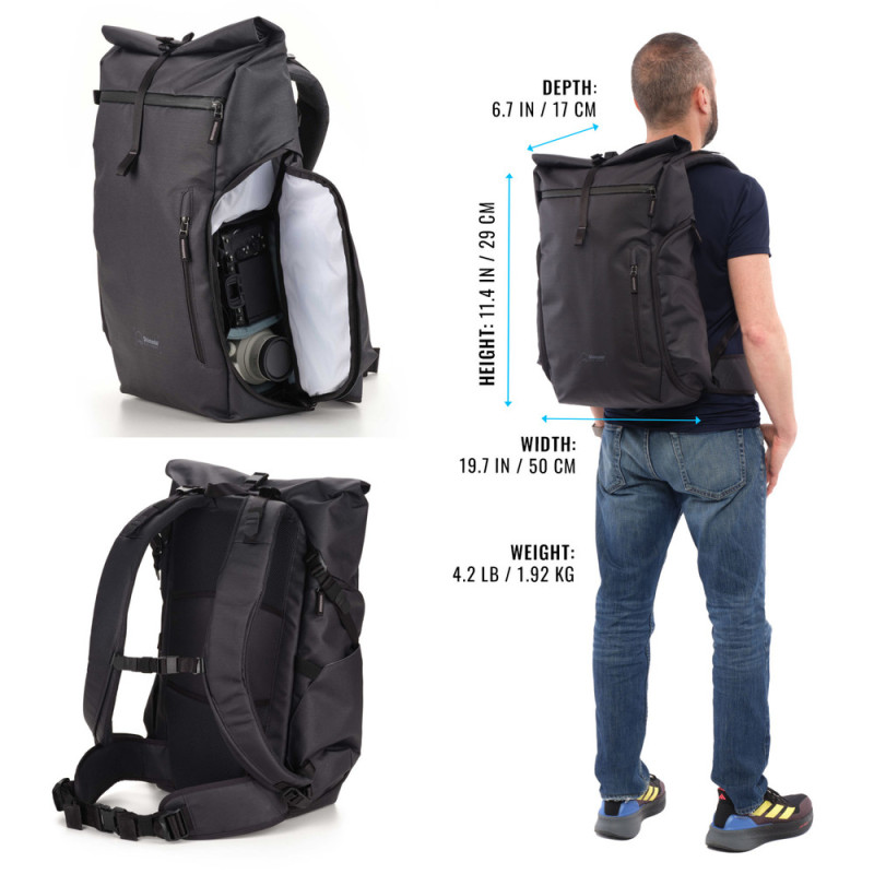 Shimoda Side Street 28 Starter Kit (w/ Medium Top Loader) - Anthracite Shimoda Side Street 28 Starter Kit (w/ Medium Top Loader) - Anthracite