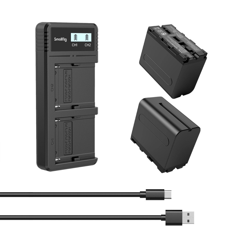 SmallRig 3823 NP-F970 Battery and Charger Kit SmallRig 3823 NP-F970 Battery and Charger Kit