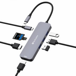 Verbatim USB-C Pro Multiport Hub CMH-08: 8 Ports