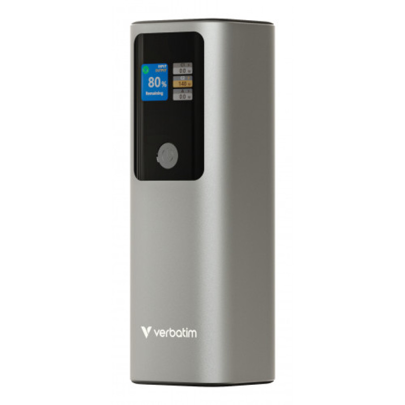 VERBATIM CHARGE N GO POWER BANK 27000MAH 183W GREY