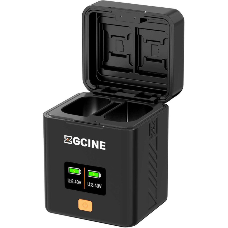 ZGCINE PS-LPE17 Charging Case USB-C PD Fast Dual Charger (for Canon LPE17 Camera Battery)